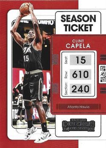 #24 Clint Capela - Atlanta Hawks - 2021-22 Panini Contenders Basketball