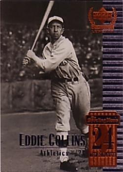 #24 Eddie Collins - Philadelphia Athletics - 1999 Upper Deck Century Legends Baseball