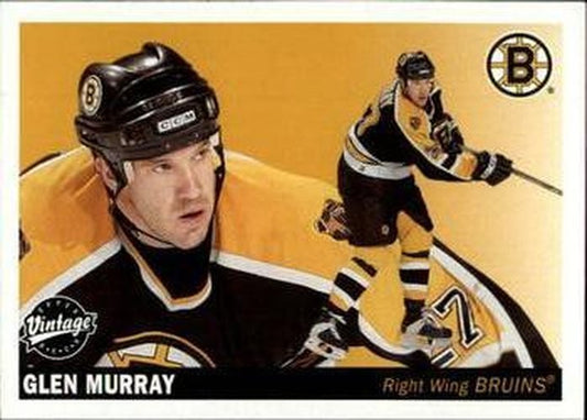 #24 Glen Murray - Boston Bruins - 2002-03 Upper Deck Vintage Hockey