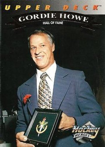#24 Gordie Howe - Detroit Red Wings - 1992-93 Upper Deck - Hockey Heroes Gordie Howe Hockey