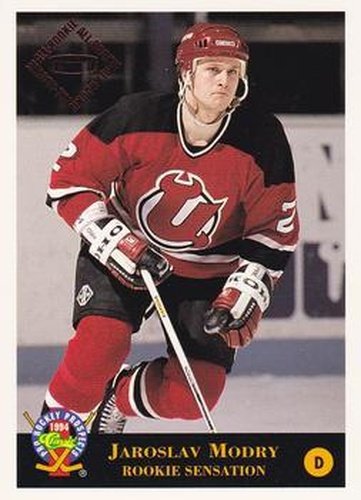 #24 Jaroslav Modry - Utica Devils - 1994 Classic Pro Hockey Prospects Hockey