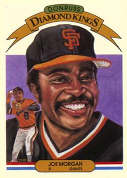 #24 Joe Morgan - San Francisco Giants - 1983 Donruss Baseball