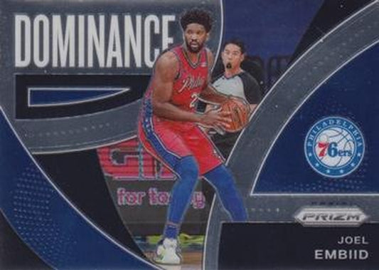 #24 Joel Embiid - Philadelphia 76ers - 2021-22 Panini Prizm - Dominance Basketball