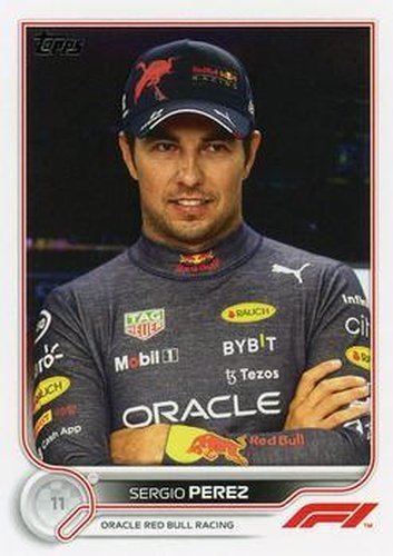 #24 Sergio Perez - Oracle Red Bull Racing - 2022 Topps Formula 1 Racing
