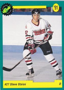 #24 Steve Staios - St. Louis Blues - 1991 Classic Draft Picks Hockey