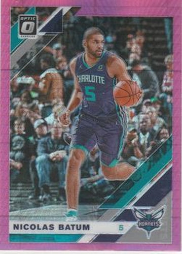 #24 Nicolas Batum - Charlotte Hornets - 2019-20 Donruss Optic - Hyper Pink Basketball