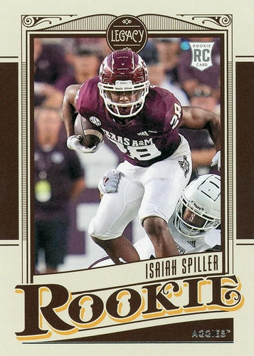 #24 Isaiah Spiller - Texas A&M Aggies - 2022 Panini Chronicles Draft Picks - Legacy Rookies Football
