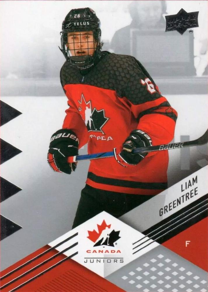 #24 Liam Greentree - Canada - 2024 Upper Deck Team Canada Juniors Hockey