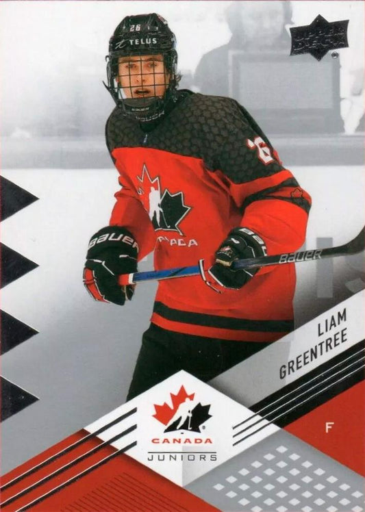 #24 Liam Greentree - Canada - 2024 Upper Deck Team Canada Juniors Hockey