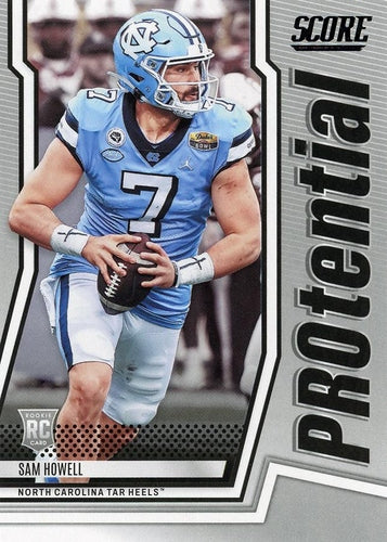 #P-SH Sam Howell - North Carolina Tar Heels - 2022 Score - PROtential Football