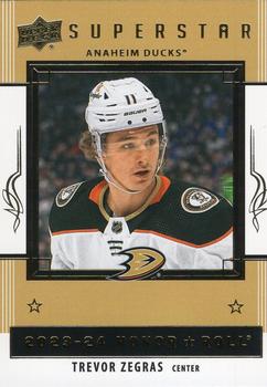 #HR-24 Trevor Zegras - Anaheim Ducks - 2023-24 Upper Deck - Honor Roll Hockey