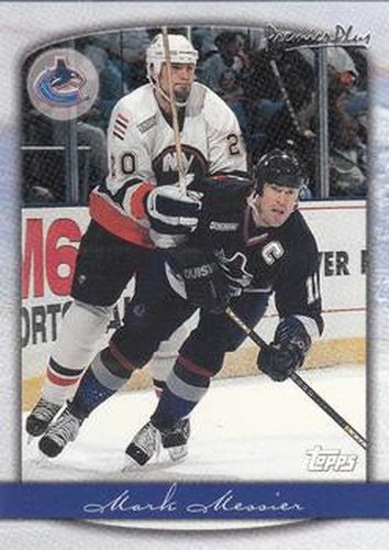 #24 Mark Messier - Vancouver Canucks - 1999-00 Topps Premier Plus Hockey
