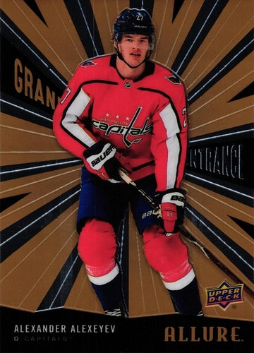 #GE-24 Alexander Alexeyev - Washington Capitals - 2020-21 Upper Deck Allure - Grand Entrance Hockey