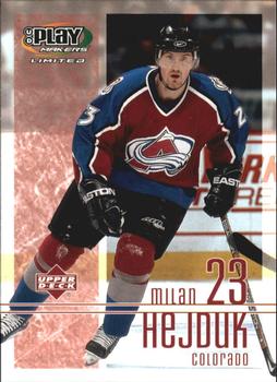 #24 Milan Hejduk - Colorado Avalanche - 2001-02 Upper Deck Playmakers Hockey