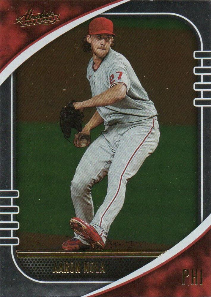 #24 Aaron Nola - Philadelphia Phillies - 2021 Panini Absolute Baseball