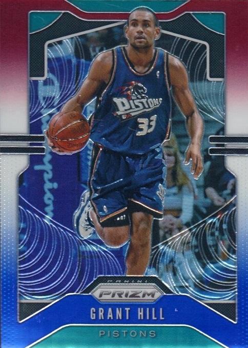 #24 Grant Hill - Detroit Pistons - 2019-20 Panini Prizm - Prizms Red White and Blue Basketball
