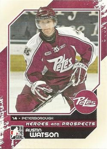 #24 Austin Watson - Peterborough Petes - 2010-11 In The Game Heroes and Prospects Hockey