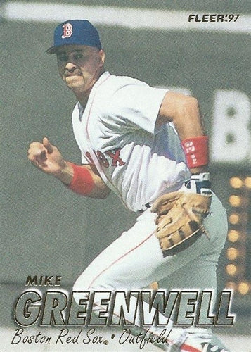 #24 Mike Greenwell - Boston Red Sox - 1997 Fleer Baseball