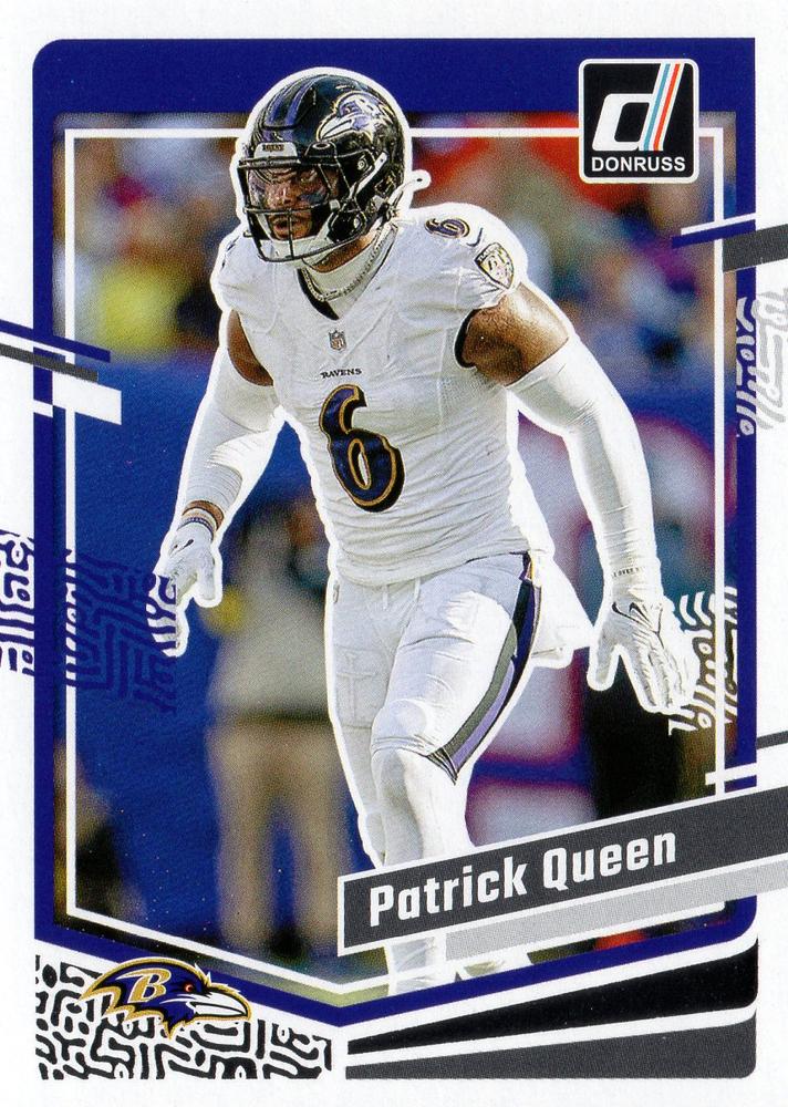 #24 Patrick Queen - Baltimore Ravens - 2023 Donruss Football