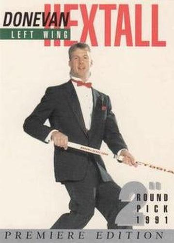 #24 Donevan Hextall - 1991 Arena Draft Picks Hockey