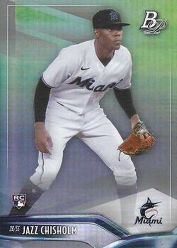 #24 Jazz Chisholm - Miami Marlins - 2021 Bowman Platinum Baseball