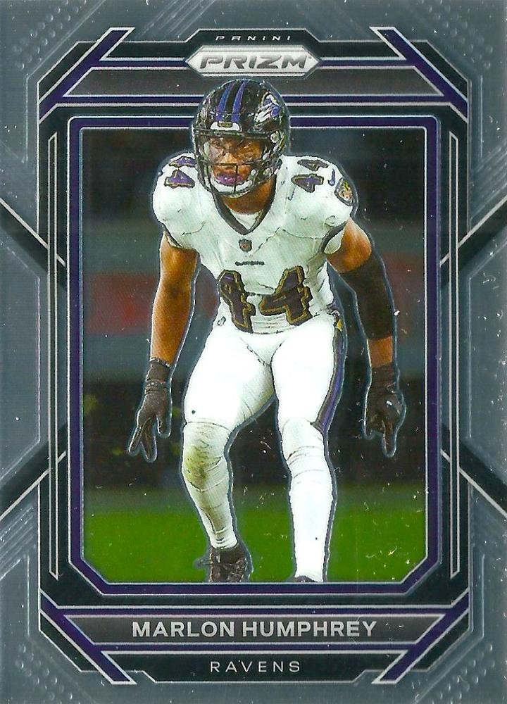 #24 Marlon Humphrey - Baltimore Ravens - 2022 Panini Prizm Football