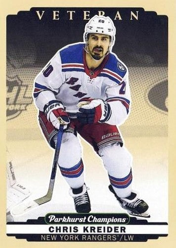 #250 Chris Kreider - New York Rangers - 2022-23 Parkhurst Champions Hockey