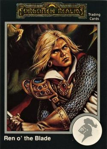 #250 Ren o' the Blade - 1991 TSR Advanced Dungeons & Dragons - Silver