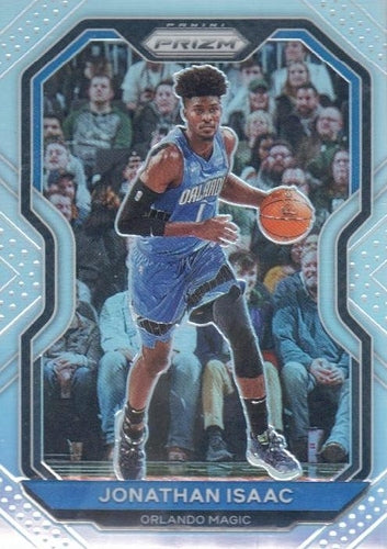 #250 Jonathan Isaac - Orlando Magic - 2020-21 Panini Prizm - Silver Prizms Basketball