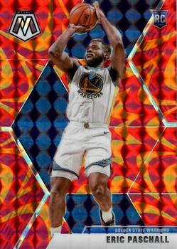#250 Eric Paschall - Golden State Warriors - 2019-20 Panini Mosaic - Reactive Orange Basketball