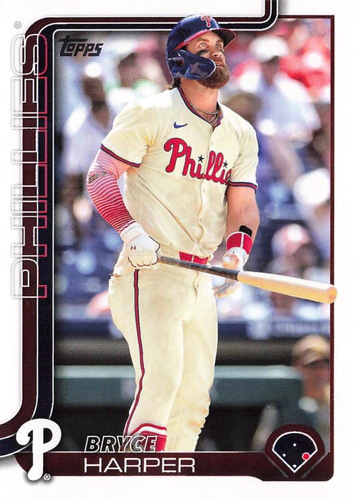 #250 Bryce Harper - Philadelphia Phillies - 2025 Topps Baseball