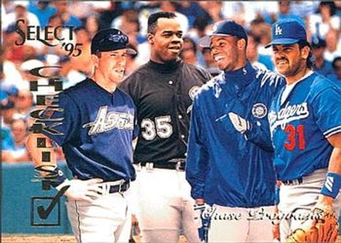 #250 Chase Programs Checklist - 1995 Select Baseball
