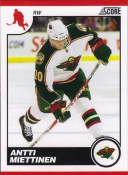 #250 Antti Miettinen - Minnesota Wild - 2010-11 Score Hockey