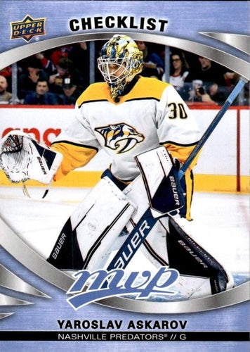 #250 Yaroslav Askarov - Nashville Predators - 2023-24 Upper Deck MVP Hockey