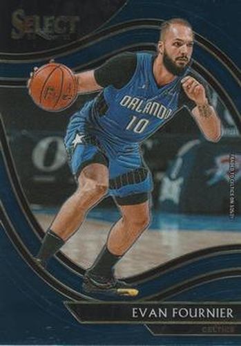 #250 Evan Fournier - Boston Celtics - 2020-21 Panini Select - Blue Basketball