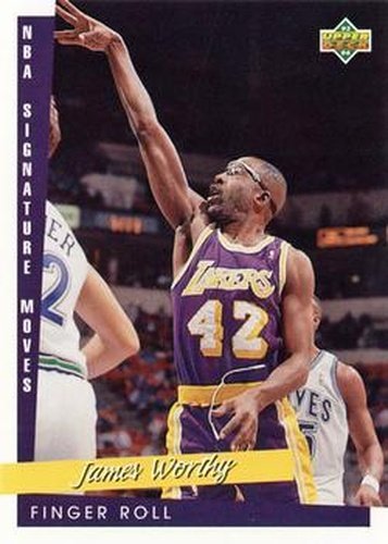#250 James Worthy - Los Angeles Lakers - 1993-94 Upper Deck Basketball