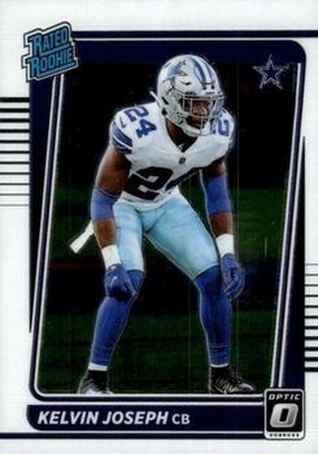#250 Kelvin Joseph - Dallas Cowboys - 2021 Donruss Optic Football