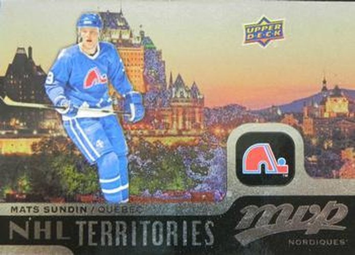 #250 Mats Sundin - Quebec Nordiques - 2015-16 Upper Deck MVP Hockey
