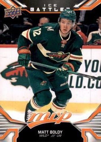 #250 Matt Boldy - Minnesota Wild - 2022-23 Upper Deck MVP - Ice Battles Hockey