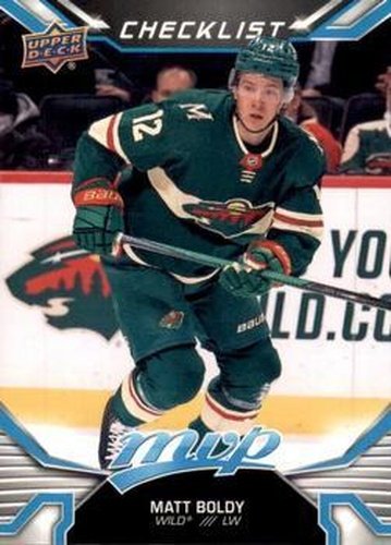 #250 Matt Boldy - Minnesota Wild - 2022-23 Upper Deck MVP Hockey