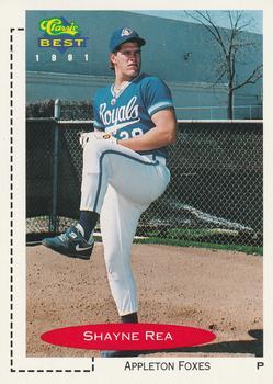 #250 Shayne Rea - Appleton Foxes - 1991 Classic Best Baseball