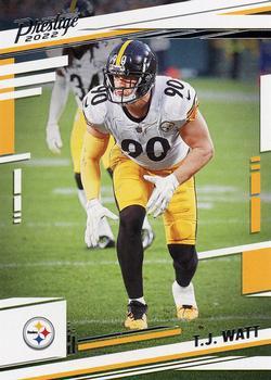 #250 T.J. Watt - Pittsburgh Steelers - 2022 Panini Prestige Football