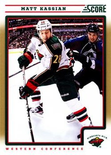 #250 Matt Kassian - Minnesota Wild - 2012-13 Score - Gold Rush Hockey