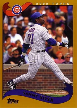 #250 Sammy Sosa - Chicago Cubs - 2002 Topps Baseball
