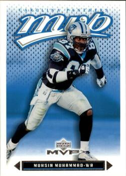#250 Muhsin Muhammad - Carolina Panthers - 2003 Upper Deck MVP Football