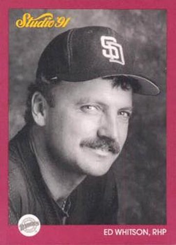 #250 Ed Whitson - San Diego Padres - 1991 Studio Baseball
