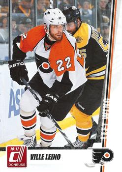 #250 Ville Leino - Philadelphia Flyers - 2010-11 Donruss Hockey