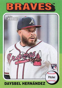 #250 Daysbel Hernandez - Atlanta Braves - 2024 Topps Heritage Baseball