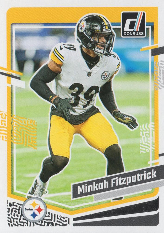 #250 Minkah Fitzpatrick - Pittsburgh Steelers - 2023 Donruss Football