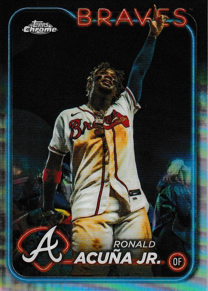 #250b Ronald Acuña Jr. - Atlanta Braves - 2024 Topps Chrome Baseball